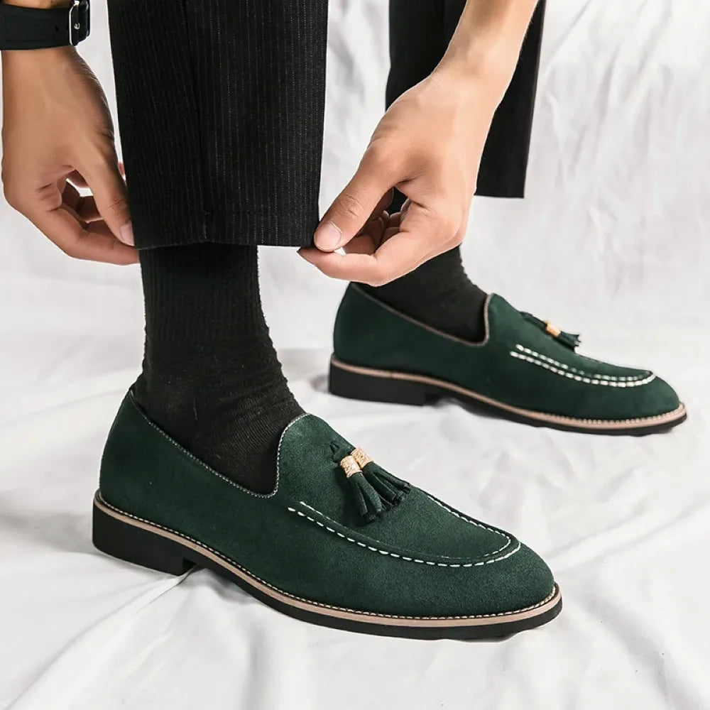 Men's Suede Loafers (Italian Style)