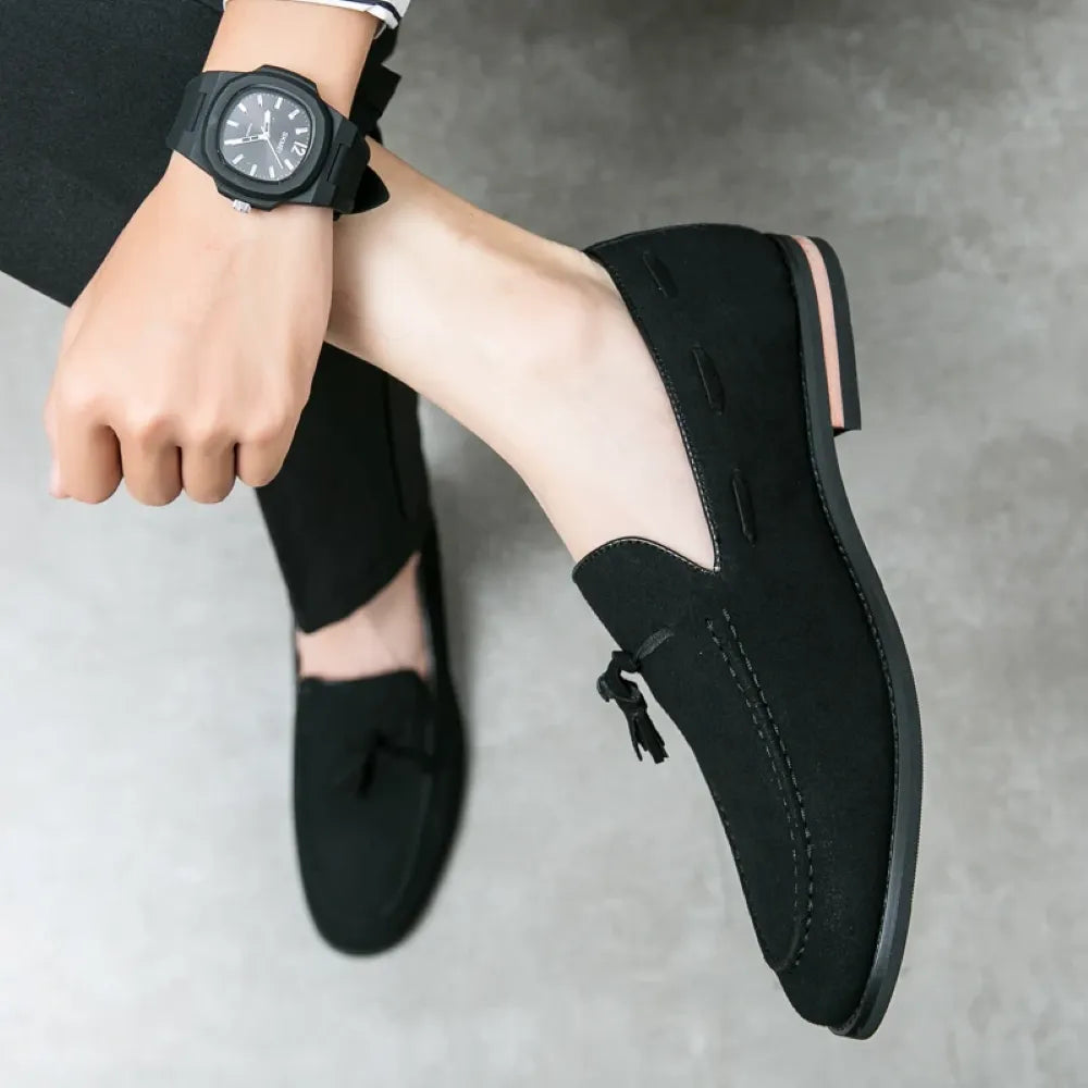Men's Suede Loafers (Italian Style)