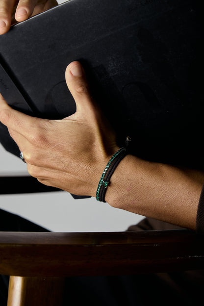 Tall Green Bracelet